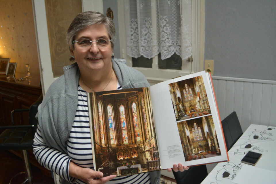 Deux défenseurs du patrimoine religieux dans une expo M.F. Jaskula et T. Sanchez. - DSC_0275
