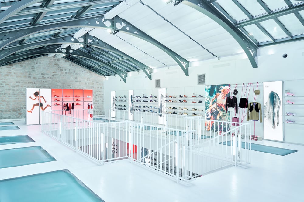 Le showroom Salomon dans le nouveau hub du Xe arrondissement