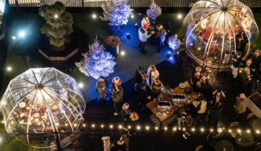 Bulles d'hiver : une expérience gourmande et givrée