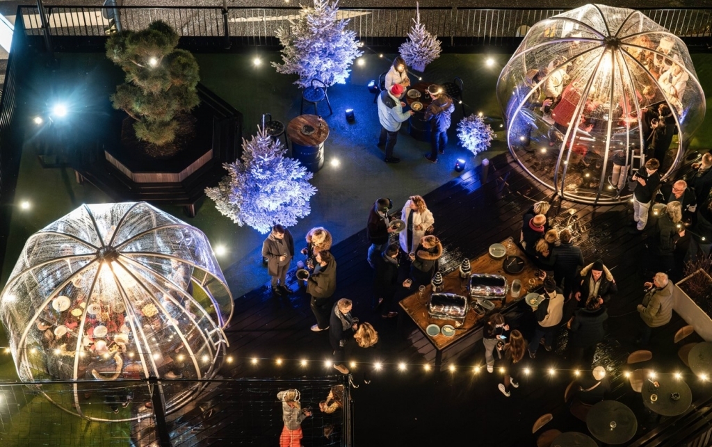 Bulles d'hiver : une expérience gourmande et givrée