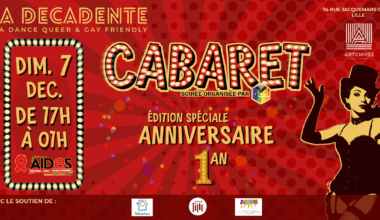 CABARET BIRTHDAY SHOW – LA DÉCADENTE #7 à Lille le dimanche 7 décembre 2025