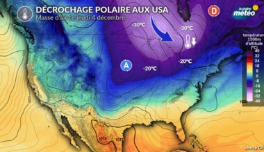 Décrochage polaire : jusqu’à –30°C attendus au Canada et dans le nord des USA