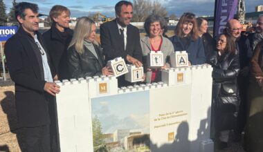 Pédagogie, production de repas scolaires : la première pierre de la cité de l'alimentation posée à Montpellier