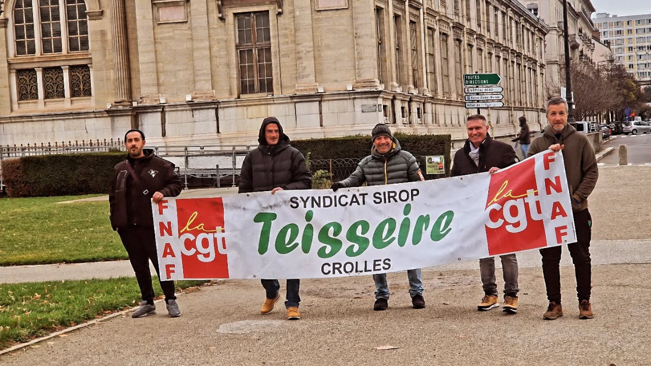 Le tribunal de Grenoble suspend un plan de la direction de Teisseire contesté par les salariés en grève