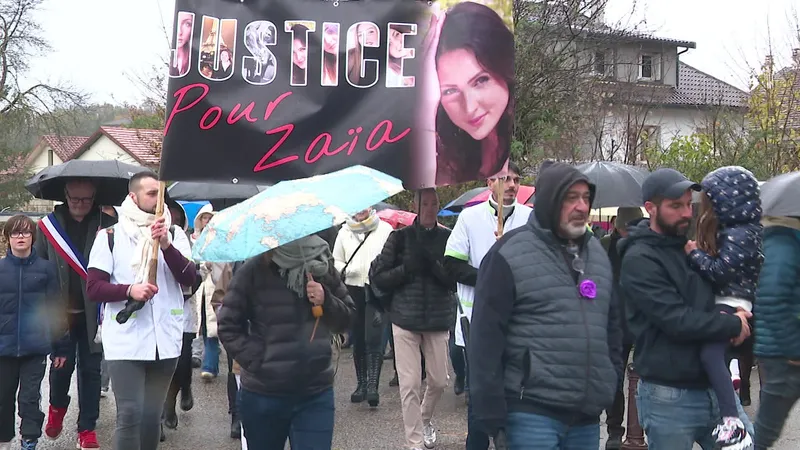 Plus de 1 000 personnes se sont rassemblées pour demander "justice pour Zaïa".