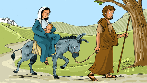 La fuite en Egypte - Mt 2, 12-23 - catéchèse enfants - Théobule