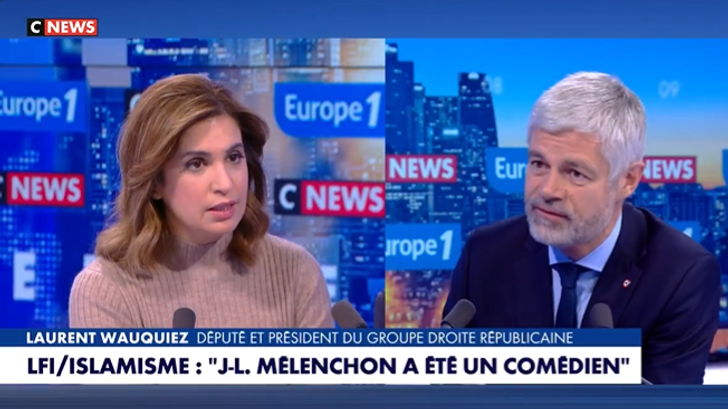 Laurent Wauquiez ce 17 décembre sur CNews.