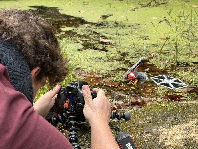 Avec ces petits personnages, les possibilités de mises en scène sont presque infinies.