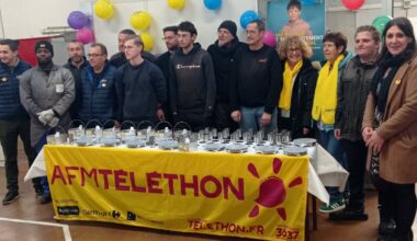 Saint-Étienne/Bergson. Le centre de formation du Marais Sainte-Thérèse usine des objets pour le Téléthon