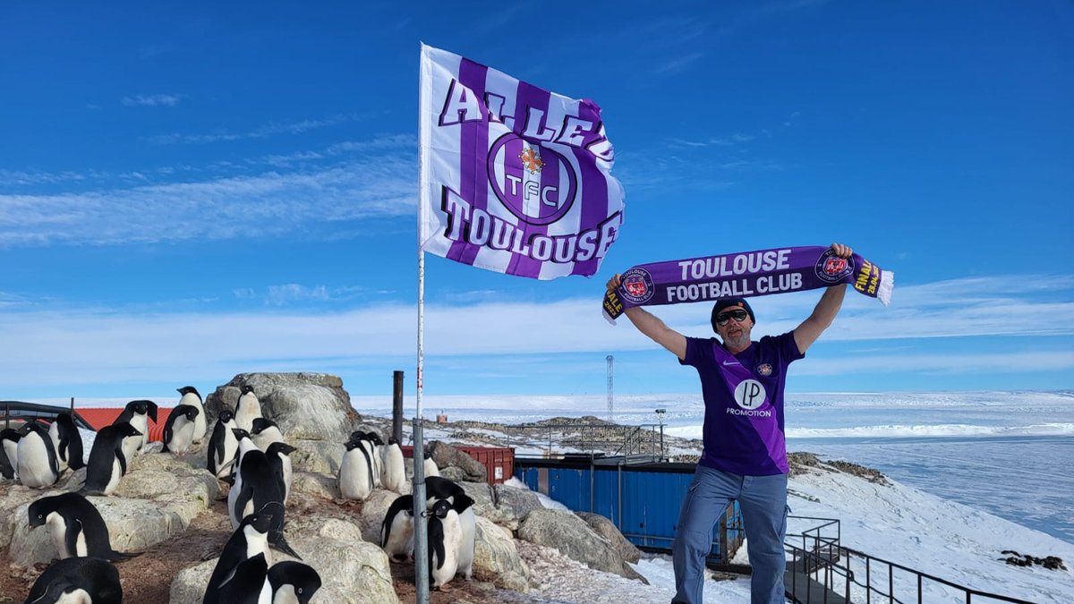 TFC : "Coupé du monde depuis le départ du bateau…" Il supporte Toulouse… depuis l’Antarctique !