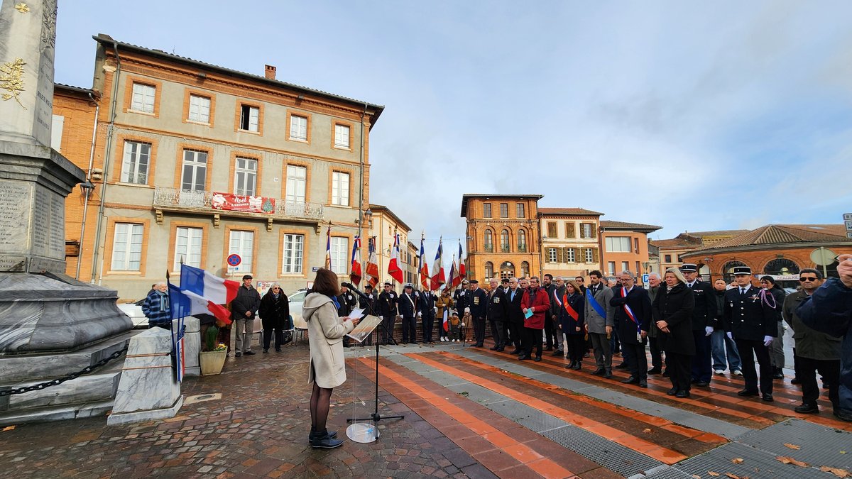 Rieumes. Hommage aux morts pour la France en Algérie, Maroc et Tunisie