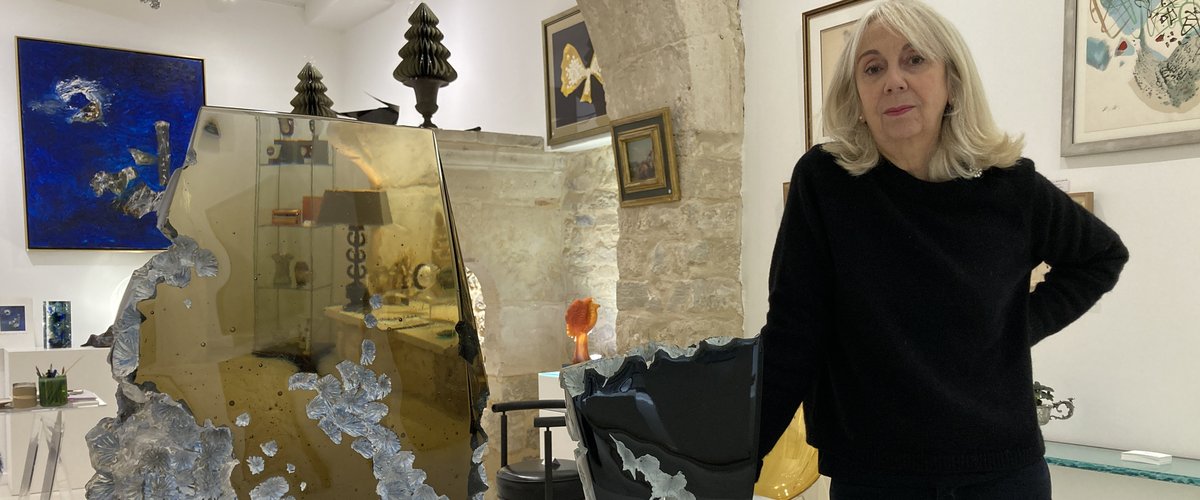 "Entre ciel et mer", deux verriers inspirés par la nature à la galerie MJH à Nîmes