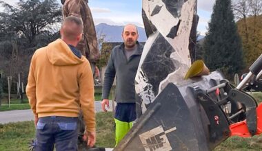 Moulis. Une nouvelle sculpture à l’entrée du village