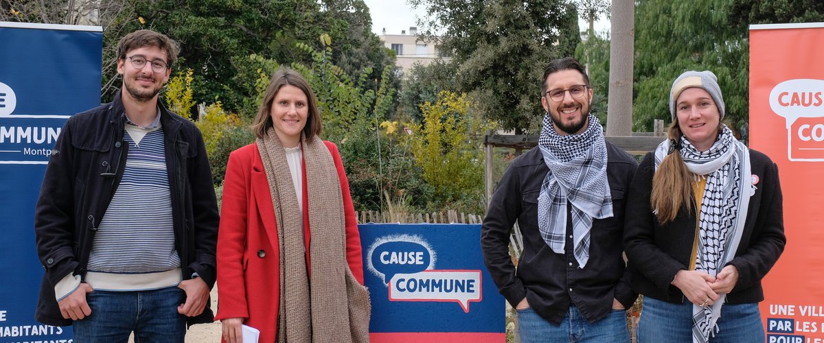 Municipales 2026 à Montpelllier : Cause Commune invite les citoyens à candidater sur sa liste aux élections