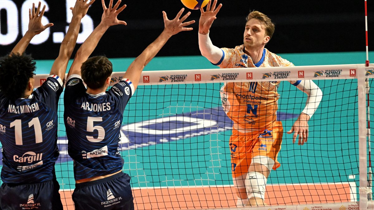 Toujours invaincu à domicile, Montpellier conserve la tête du classement en championnat après son succès contre Saint-Nazaire