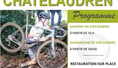 Châtelaudren 6 et 7 décembre 2025 infos de cyclo-cross