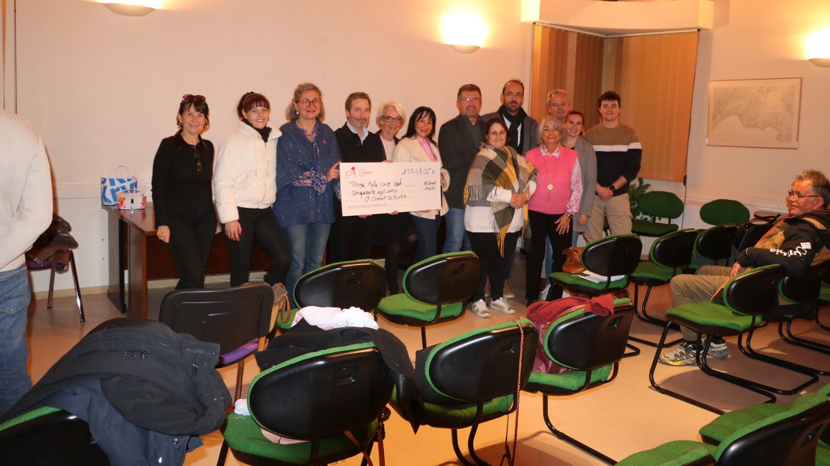 Un chèque de près de 14 000 € remis à l’Institut du cancer de Montpellier