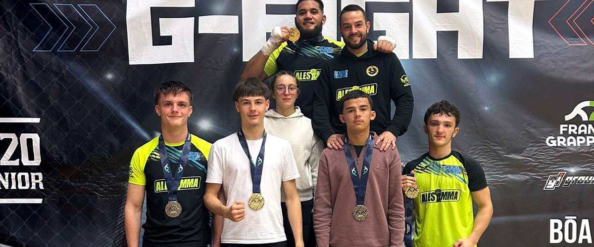 MMA : les Alésiens de la Warrior Academy reviennent d’Île-de-France avec plusieurs trophées