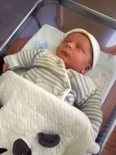 Ennio, 3,150 kg, est en pleine forme.