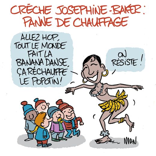 Une danse pour se réchauffer.