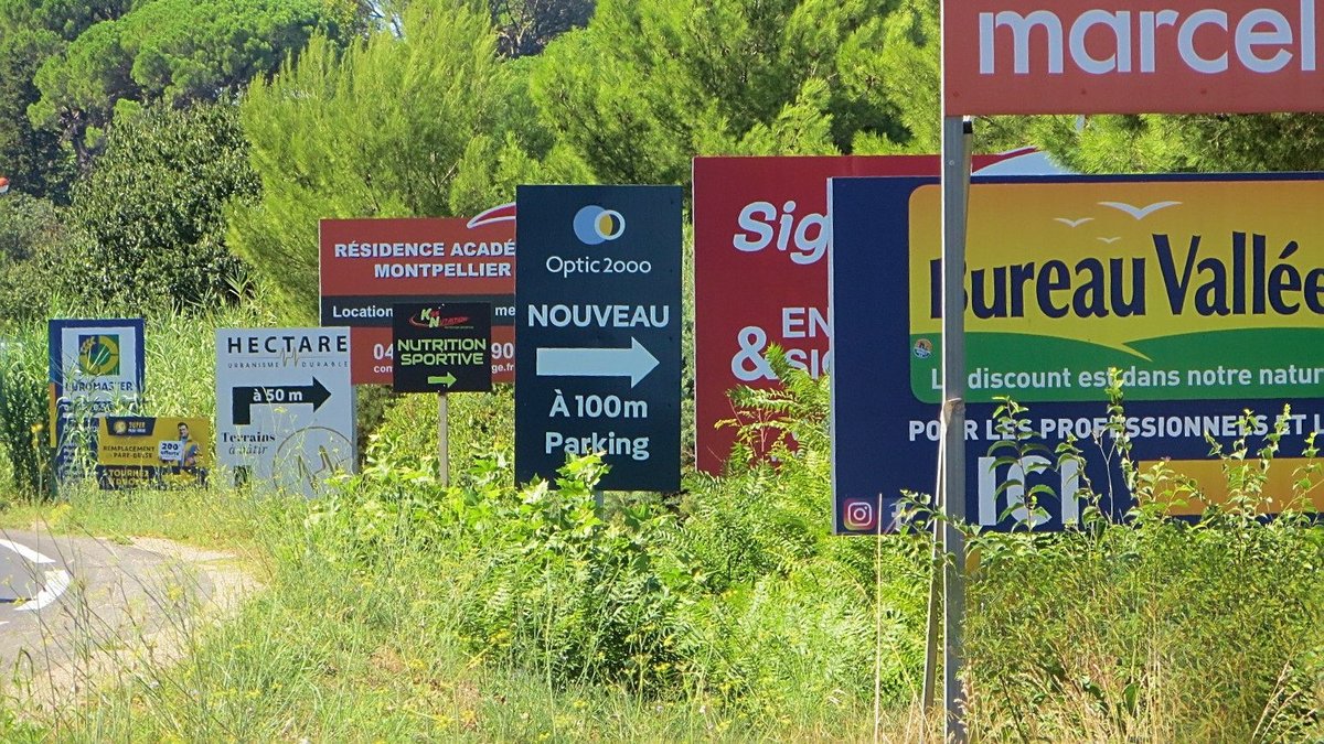 Prix de "La France Moche" 2025 (1/3) : Forêt de panneaux, zones commerciales… “La France moche”, c’est loin d’être la meilleure publicité pour les villes