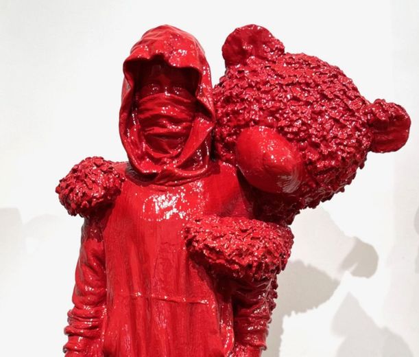 "Dear Bear", une des œuvres de James Colomina exposée à Toulouse.