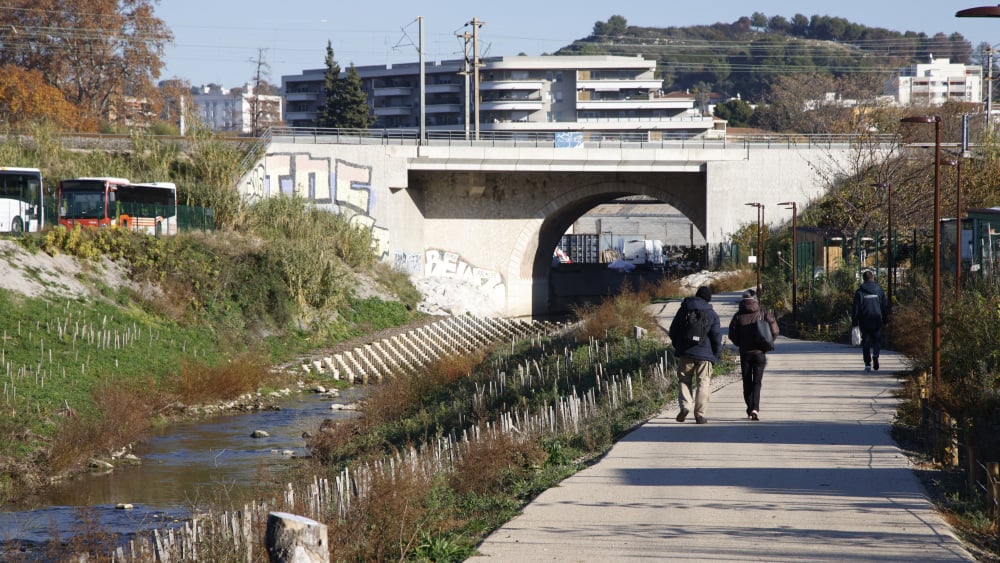 à la Pomme, un nouvel écrin pour contenir les crues de l'Huveaune
