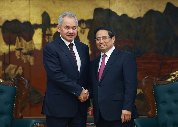 Le Premier ministre reçoit le secrétaire du Conseil de sécurité de Russie