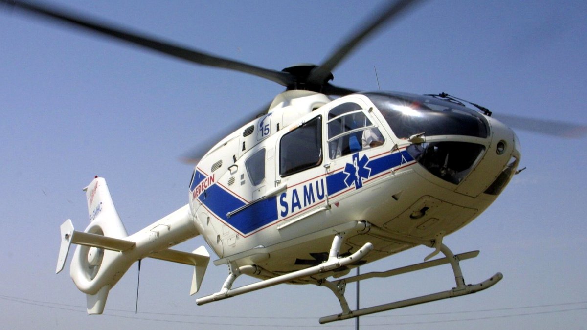 Collision frontale : un jeune homme de 20 ans héliporté dans un état critique après un violent accident