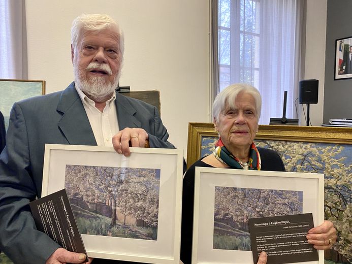 Dominique Pujol et Claudine Calvet ne cachent pas leur émotion, aboutissement d’un long chemin de près de dix ans.