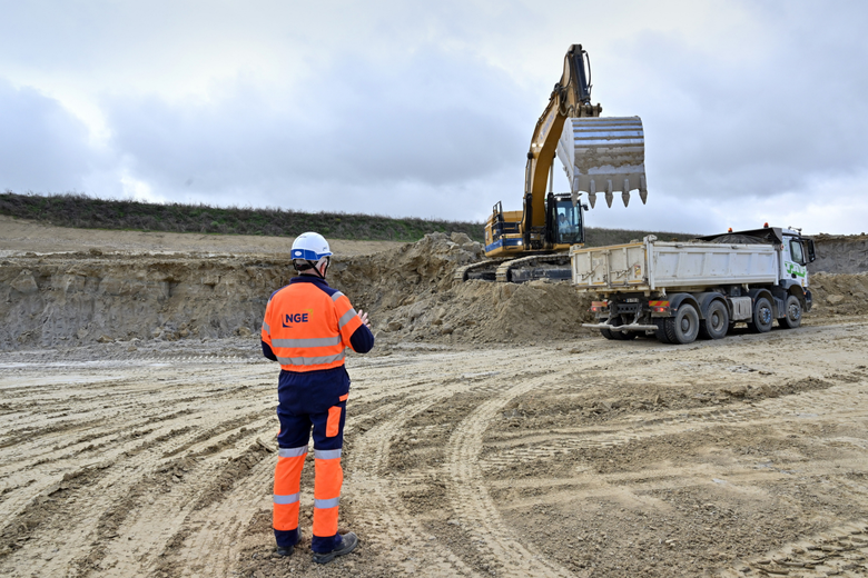 Le chantier de l’A69 se poursuit, ici le 20 novembre 2025.