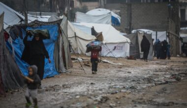 la tempête Byron frappe la bande de Gaza de plein fouet