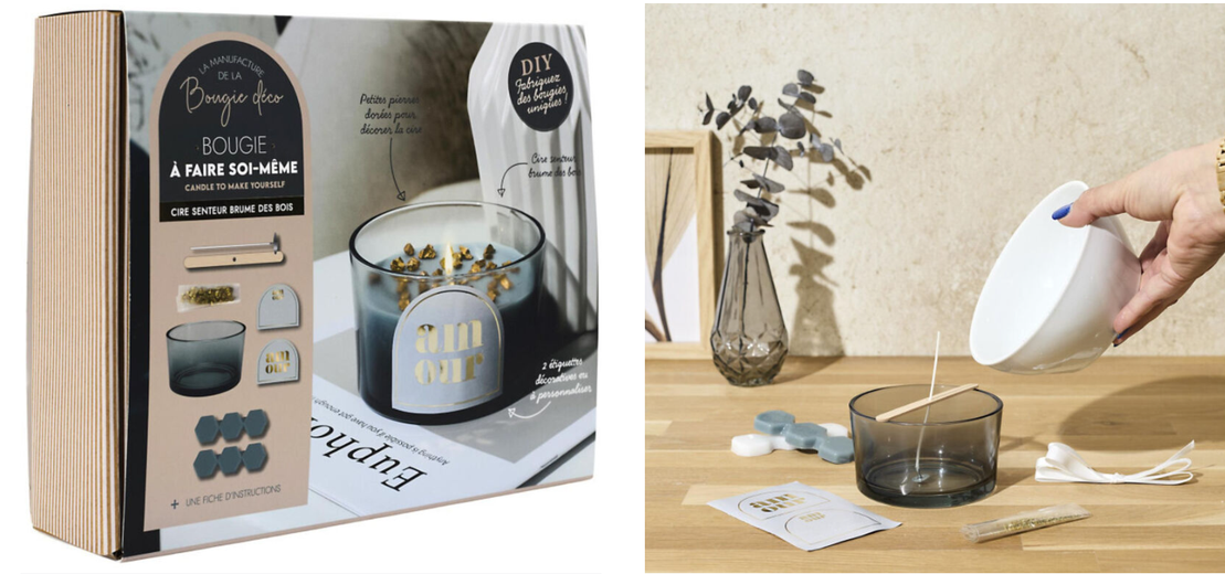 Coffret Bougie Pierre à Confectionner