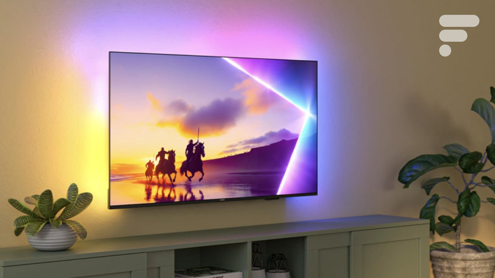 le modèle Ambilight 65PUS8500 (QLED, 4K) est à 569 €