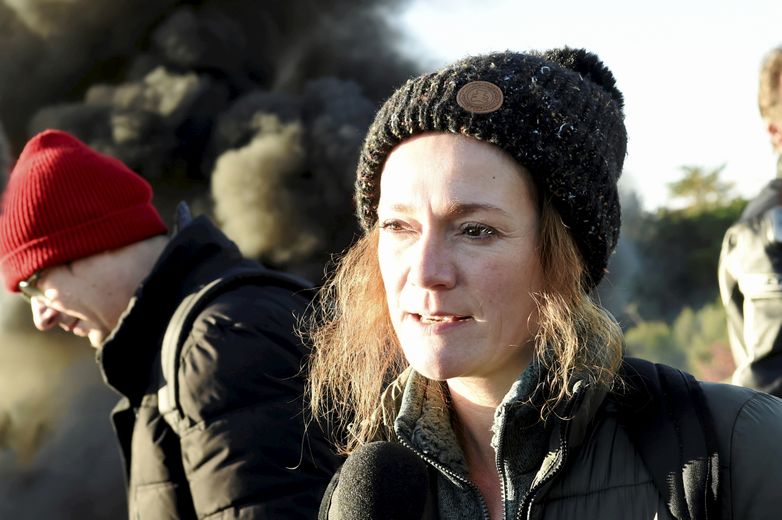 Juliette Bougeault, éleveuse de vaches au Caylar.