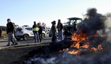 Barrage filtrant et opération escargot sur l’A 709 : le monde agricole en colère près de Montpellier