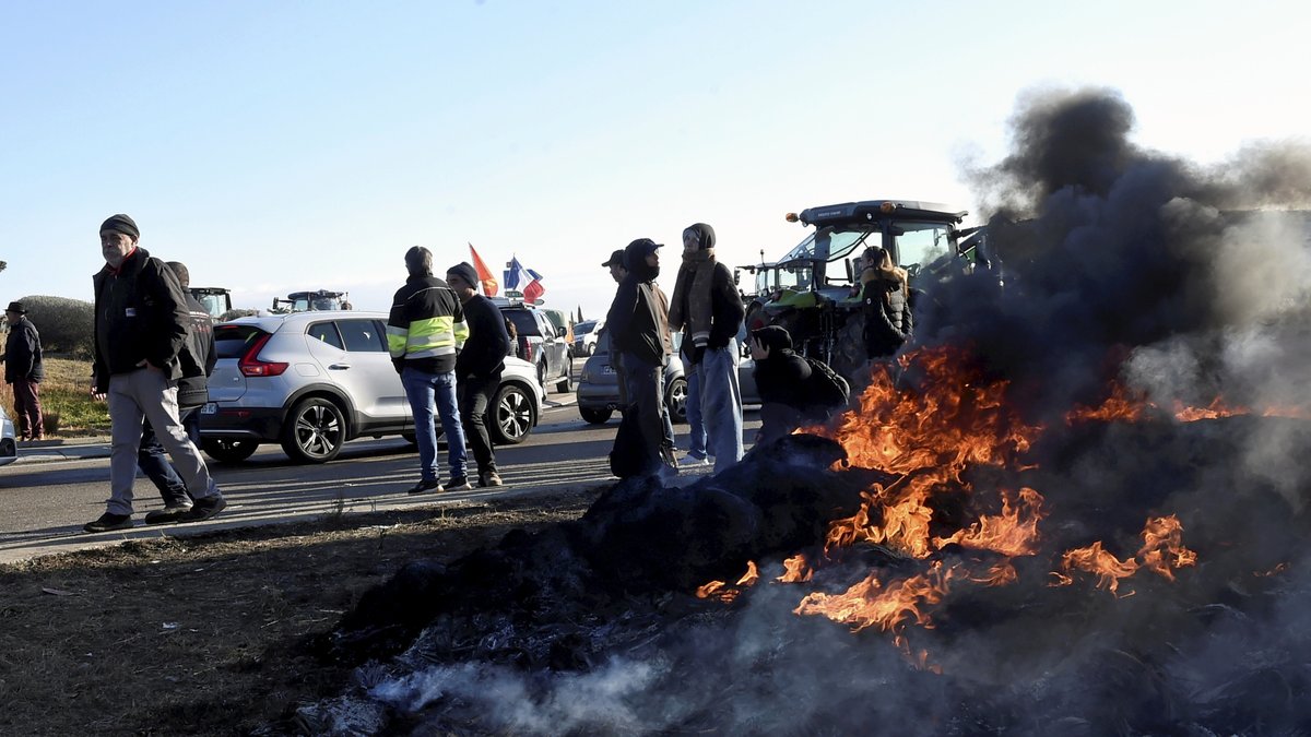 Barrage filtrant et opération escargot sur l’A 709 : le monde agricole en colère près de Montpellier