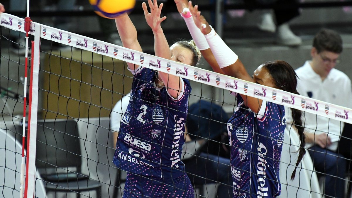 Fin de la série victorieuse pour les volleyeuses des Béziers Angels qui ont chuté face à Levallois-Paris