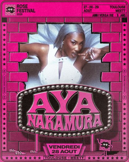 Aya Nakamura, une sacrée tête d'affiche pour le Rose Festival.