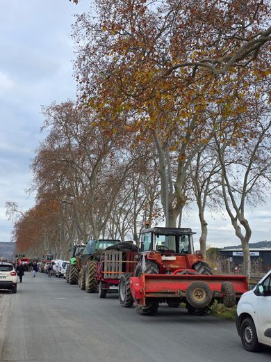 Mobilisation des agriculteurs dans l’Aude ce mercredi 17 décembre