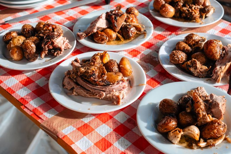 Les 200 convives se sont régalés.