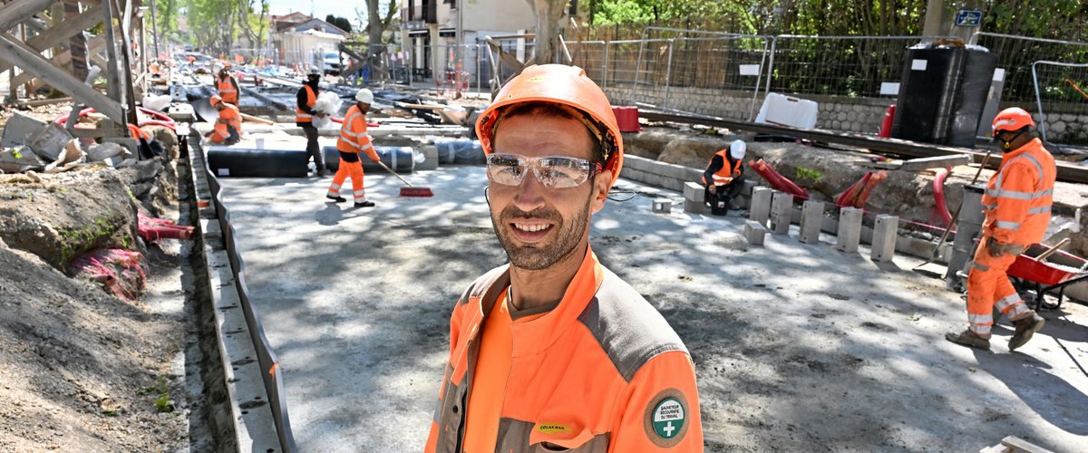 Ils ont fait la ligne 5 de tramway à Montpellier : Achraf, un chef d’équipe bienveillant mais très rigoureux