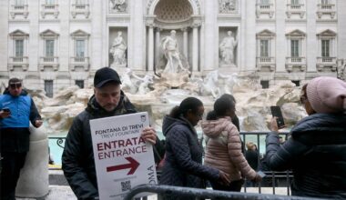 L’accès à la fontaine de Trevi à Rome va devenir payant pour les touristes en février