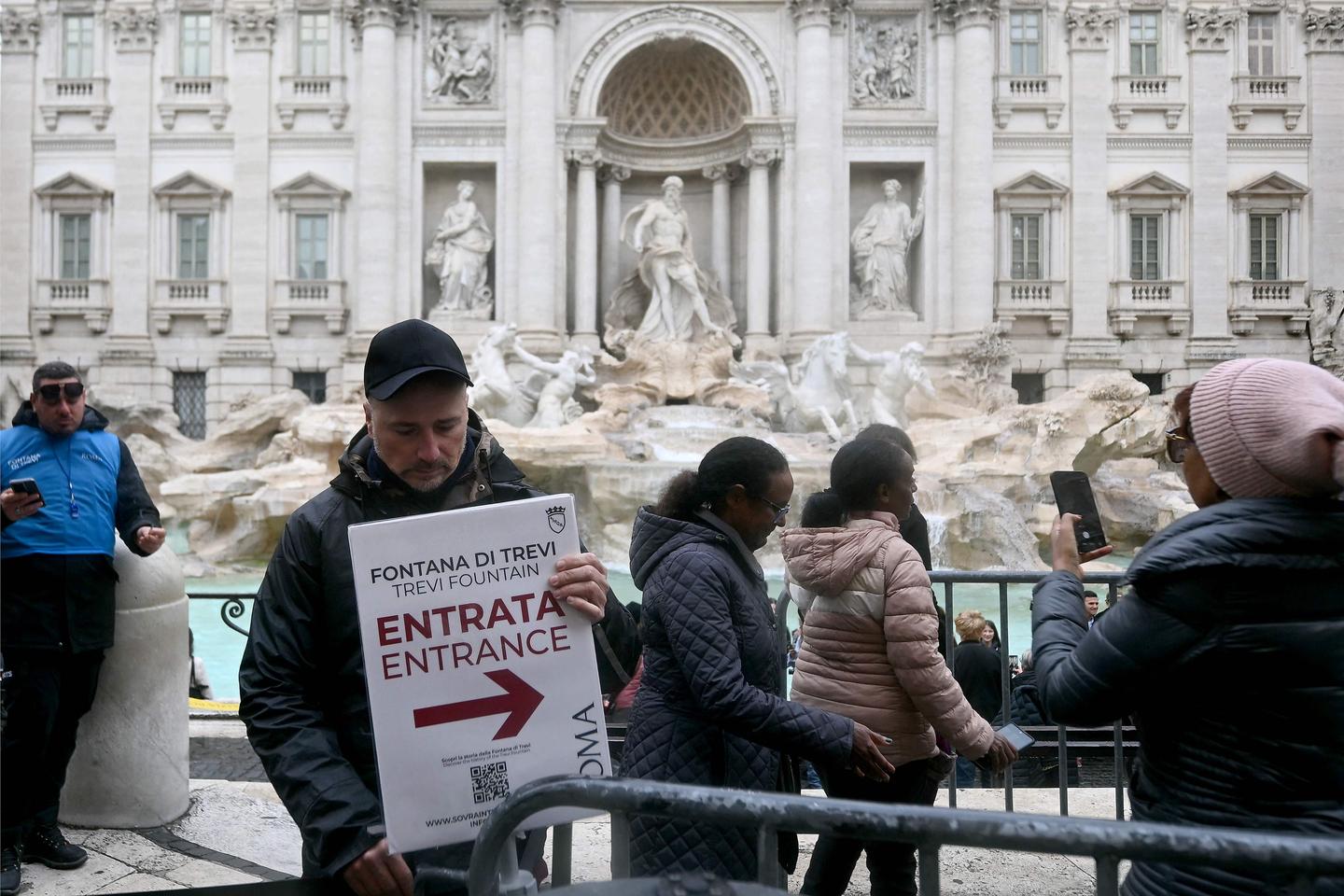 L’accès à la fontaine de Trevi à Rome va devenir payant pour les touristes en février