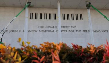 Le nom de Trump accolé à celui de JFK sur l'emblématique Kennedy Center