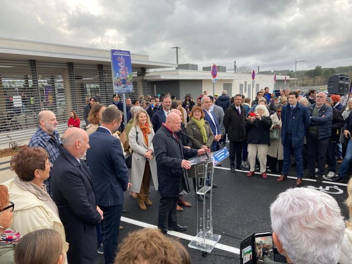 Eric Penso a prononcé un discours à l’arrêt Clapiers.