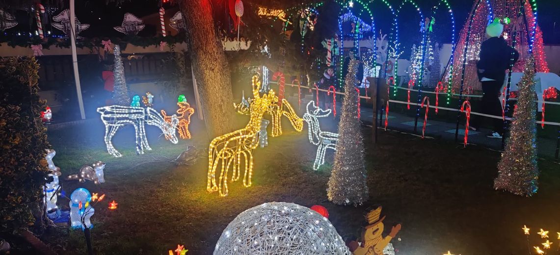 Les illuminations de la famille Estruga.