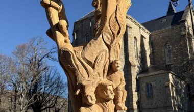 À Dourbies, un artiste a donné une deuxième vie au châtaignier