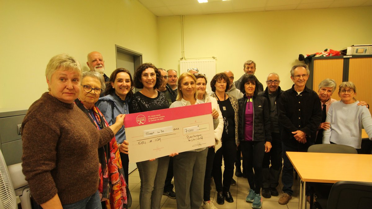 Octobre rose : 7 000 € remis pour soutenir la lutte contre le cancer