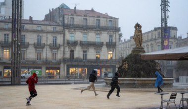 EN IMAGES. Pluies et inondations à Montpellier : les rues coupées, la circulation des tramways à l’arrêt… la situation en photos